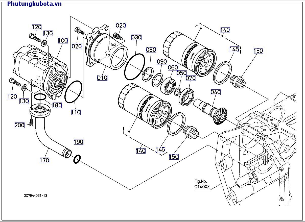 Bơm thủy lực mới 10001-49999